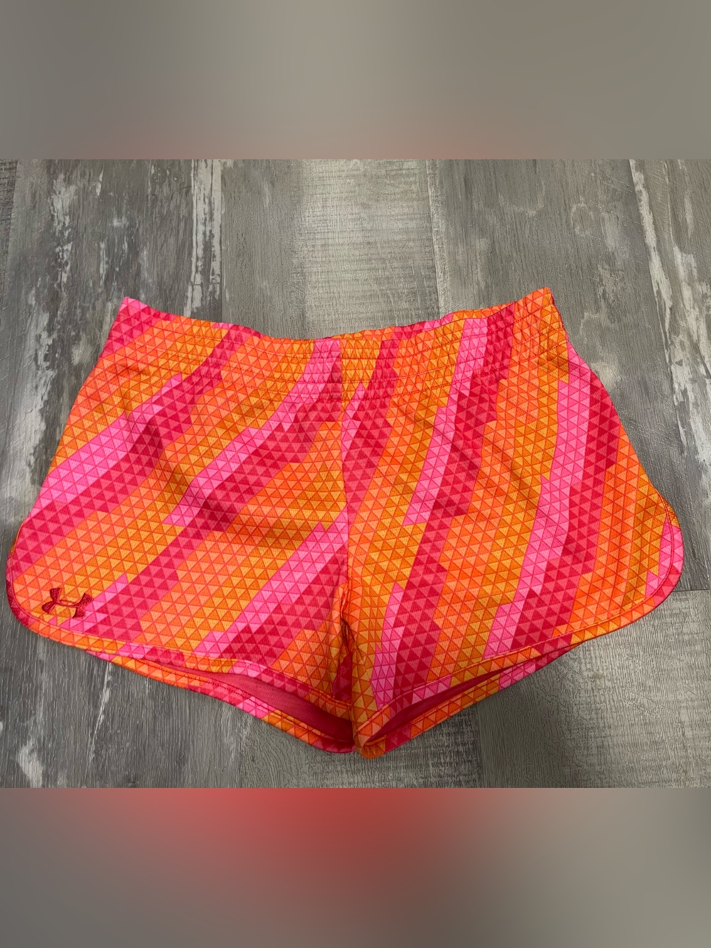 Under Armour Women’s Pink & Orange Athletic Shorts
